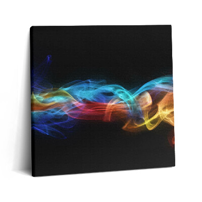 Fotoobraz na plátne 60x60 Farebné vlny v pohybe