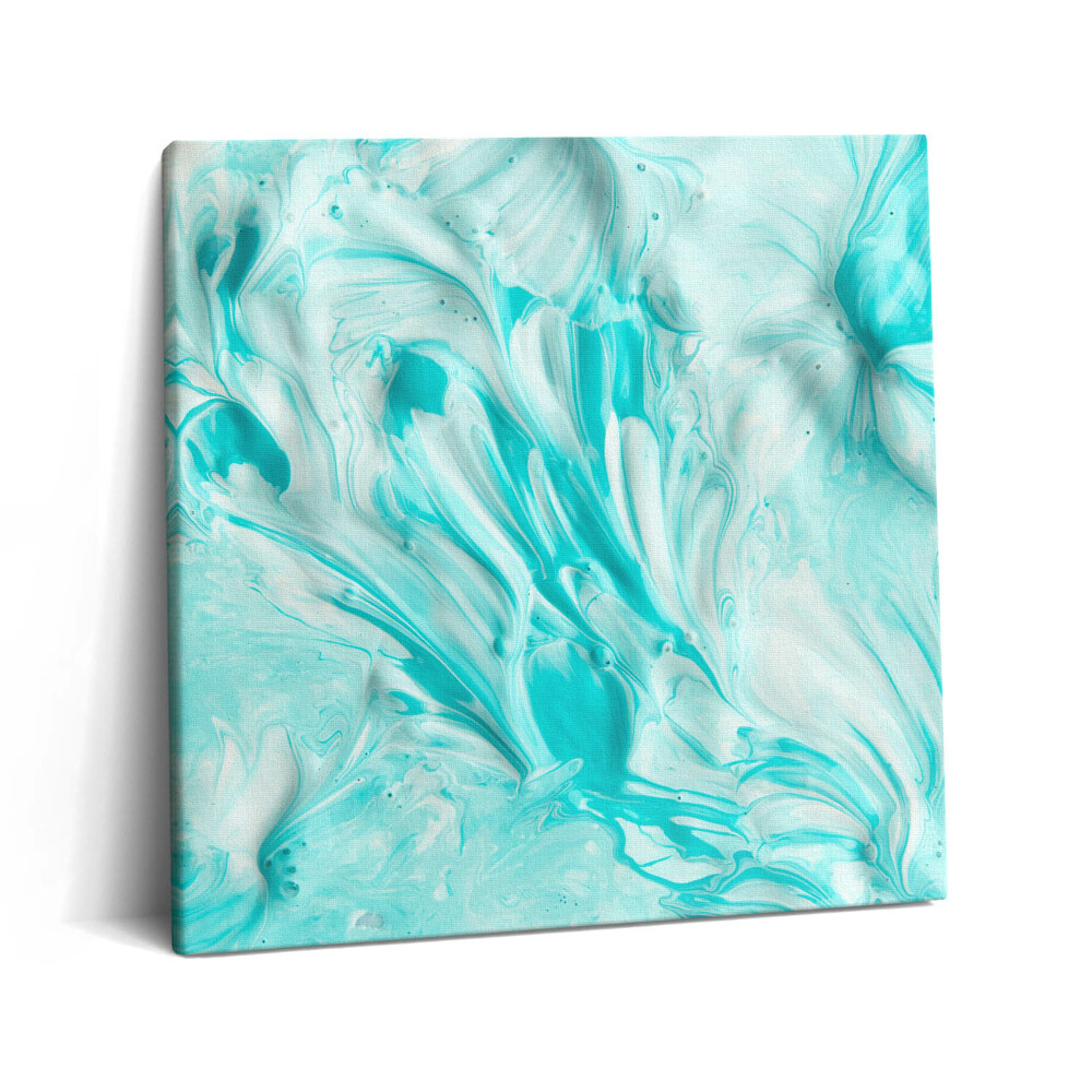 Obraz na plátne 60x60 Tyrkysový mramorový vír