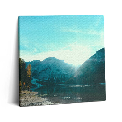 Obraz na plátne 60x60 Horská krajina s jazzerom