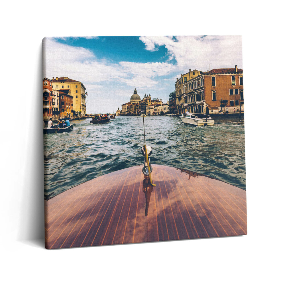 Obraz na plátne 60x60 Benátska plavba po kanáli