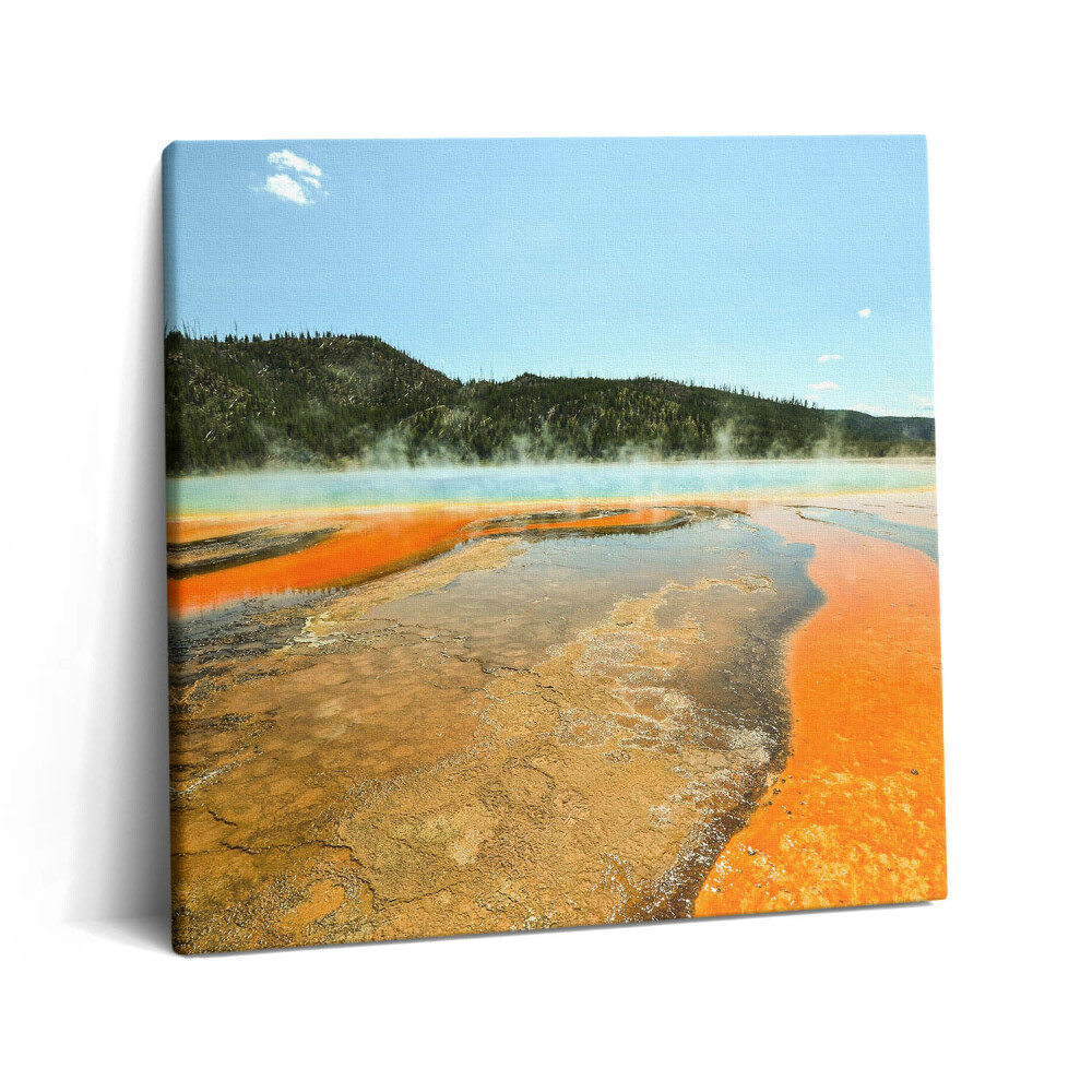 Fotoobraz na plátne 60x60 Farebná geotermálna krajina