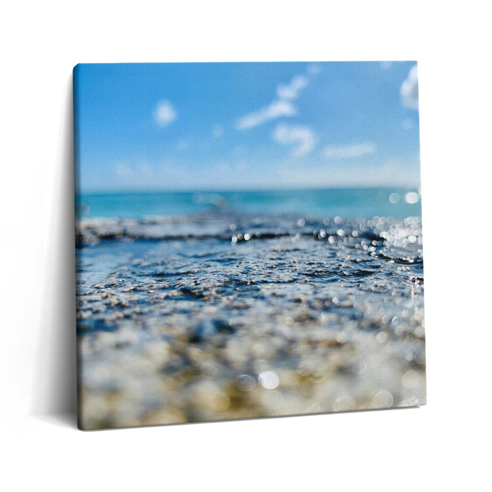 Fotoobraz na plátne 60x60 Trblietavá hladina letného mora