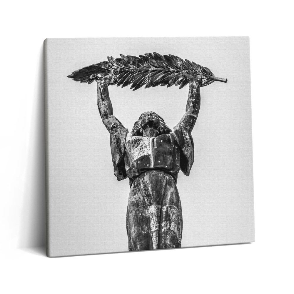 Obraz na plátne 60x60 Socha s vavrínovou ratolesťou