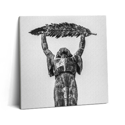 Obraz na plátne 60x60 Socha s vavrínovou ratolesťou