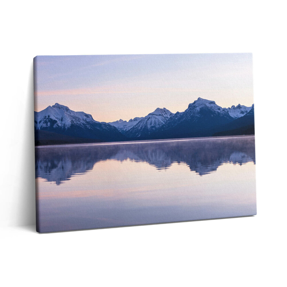 Obraz na plátne 80x60 Odraz hôr vo vode