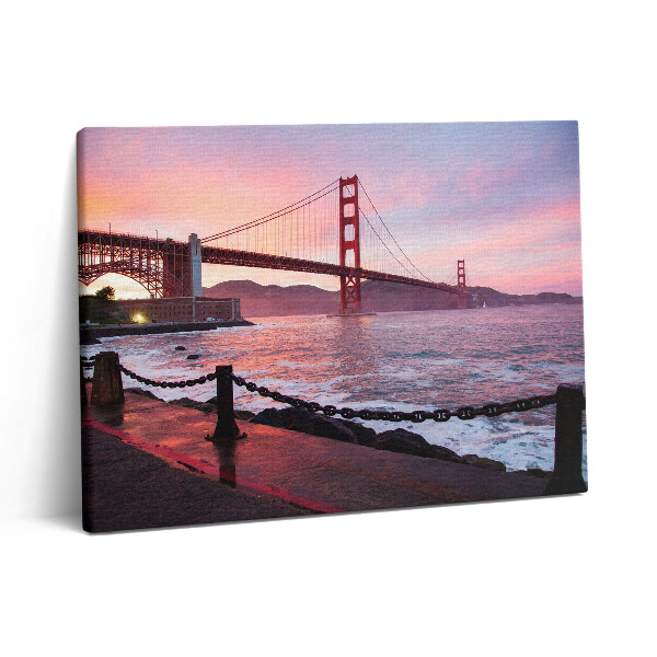 Fotoobraz na plátne 80x60 Pohľad na Golden Gate Bridge