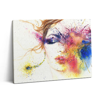 Obraz na plátne 80x60 Portrét tajomnej ženy