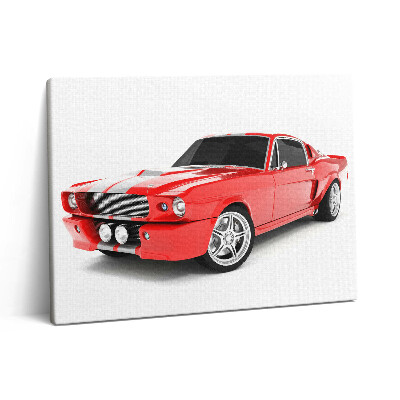Obraz na plátne 80x60 Červené športové auto