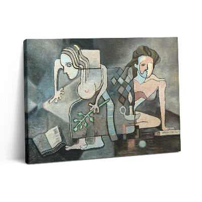 Obraz na plátne 80x60 Žena abstrakcia