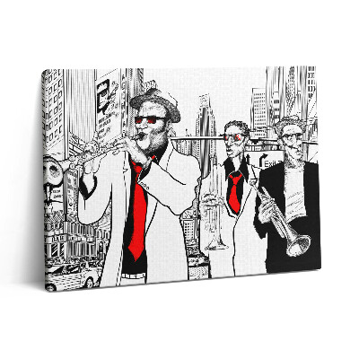 Obraz na plátne 80x60 jazzová kapela