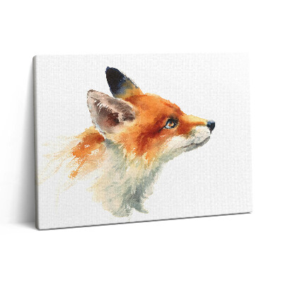 Obraz na plátne 80x60 Akvarel mladá líška
