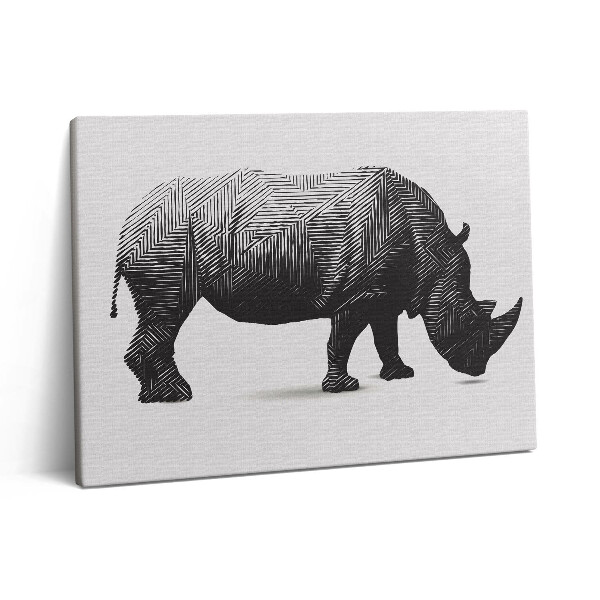 Fotoobraz na plátne 80x60 Rhino Art Line