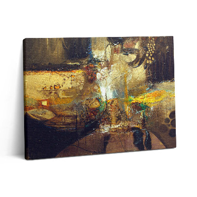 Fotoobraz na plátne 80x60 Maľovaná farebná abstrakcia