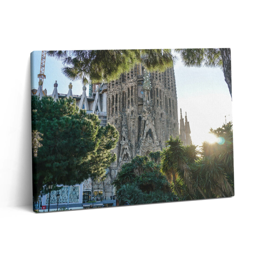 Fotoobraz na plátne 80x60 Park Sagrada Familia v Barcelone