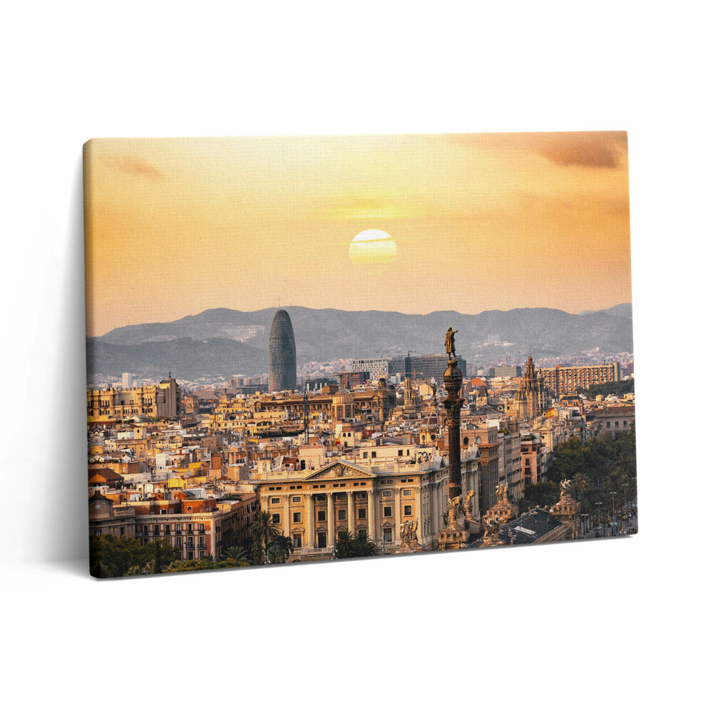 Fotoobraz na plátne 80x60 Krajina Sagrada Familia v Barcelone