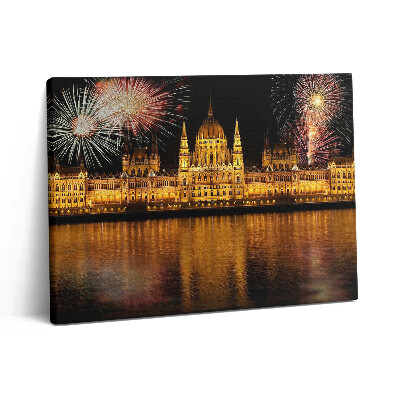 Obraz na plátne 80x60 Budova maďarského parlamentu