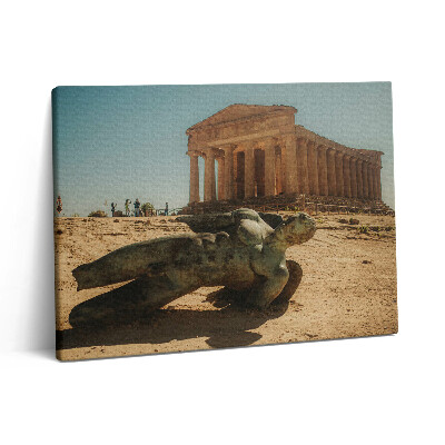 Obraz na plátne 80x60 Údolie chrámov na Sicílii v Taliansku