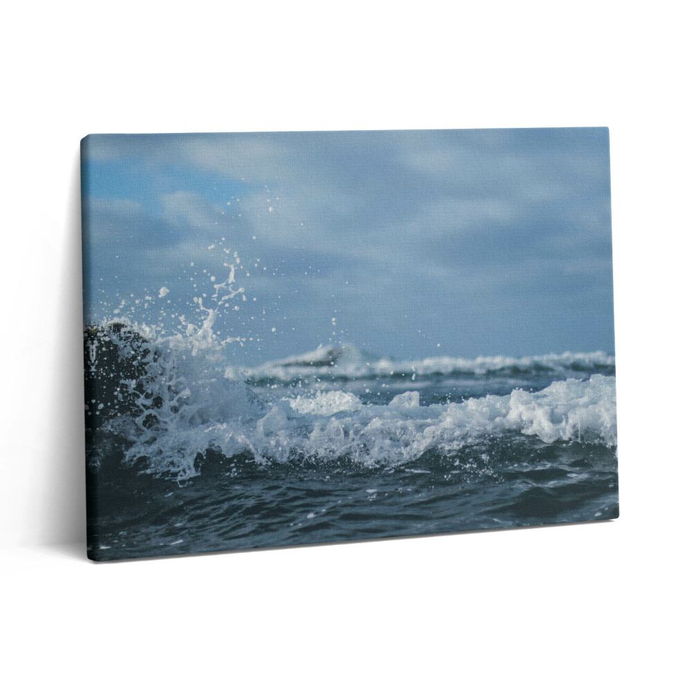 Fotoobraz na plátne 80x60 Fotografie morských vĺn