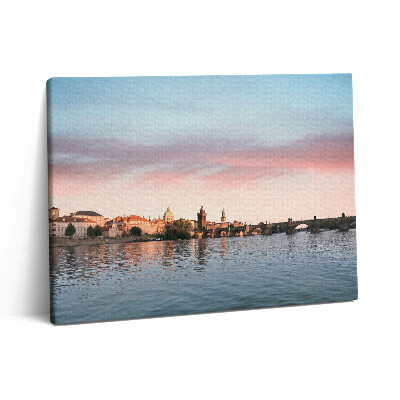 Fotoobraz na plátne 80x60 Karlov most v Prahe