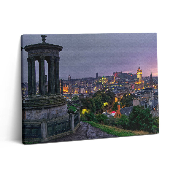 Fotoobraz na plátne 80x60 Pohľad na Edinburgh z kopca Calton