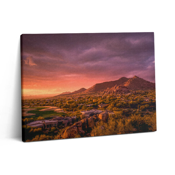 Obraz na plátne 80x60 Západ slnka nad North Scottsdale