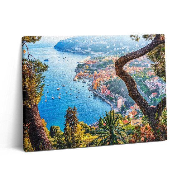 Fotoobraz na plátne 80x60 Dedinka Villefranche-sur-Mer