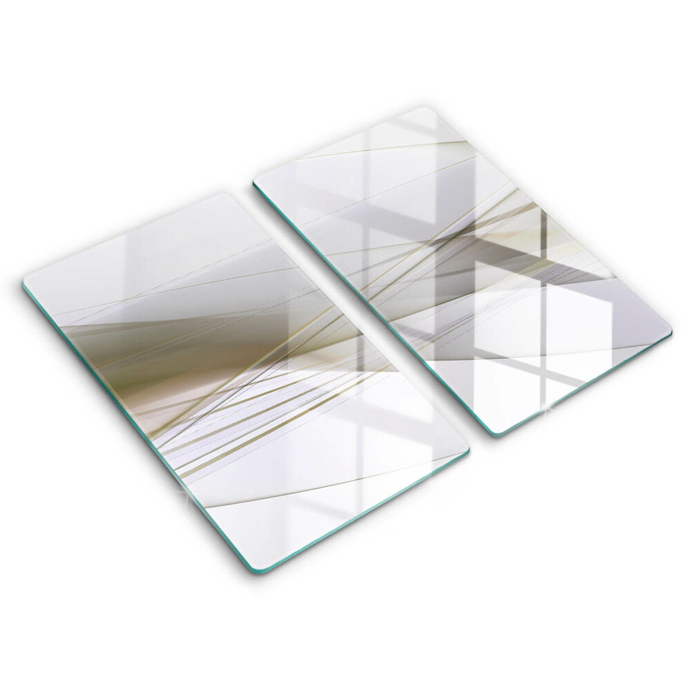 Kryt na sporák dvojitý 2 kusy Moderné geometrické línie