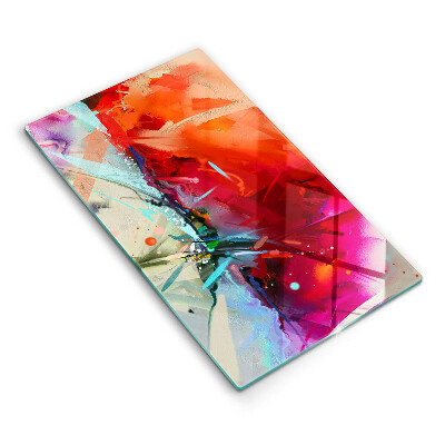 Krycia doska na sporák Dúhový abstraktný výbuch farieb