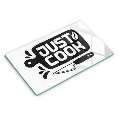 Kryt na plynový sporák Kuchynské inšpirácie s nožom.