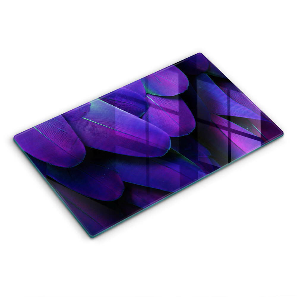 Kryt na indukčnú dosku Fialové perie v súmraku.