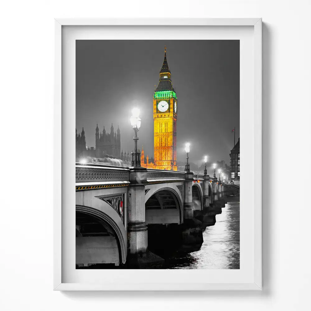 Obraz v ráme Big Ben vo Veľkej Británii