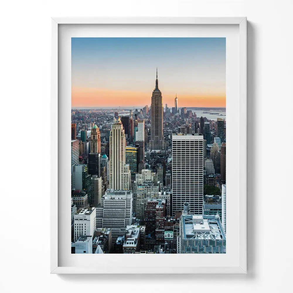 Obraz v ráme Pohľad na architektúru New Yorku