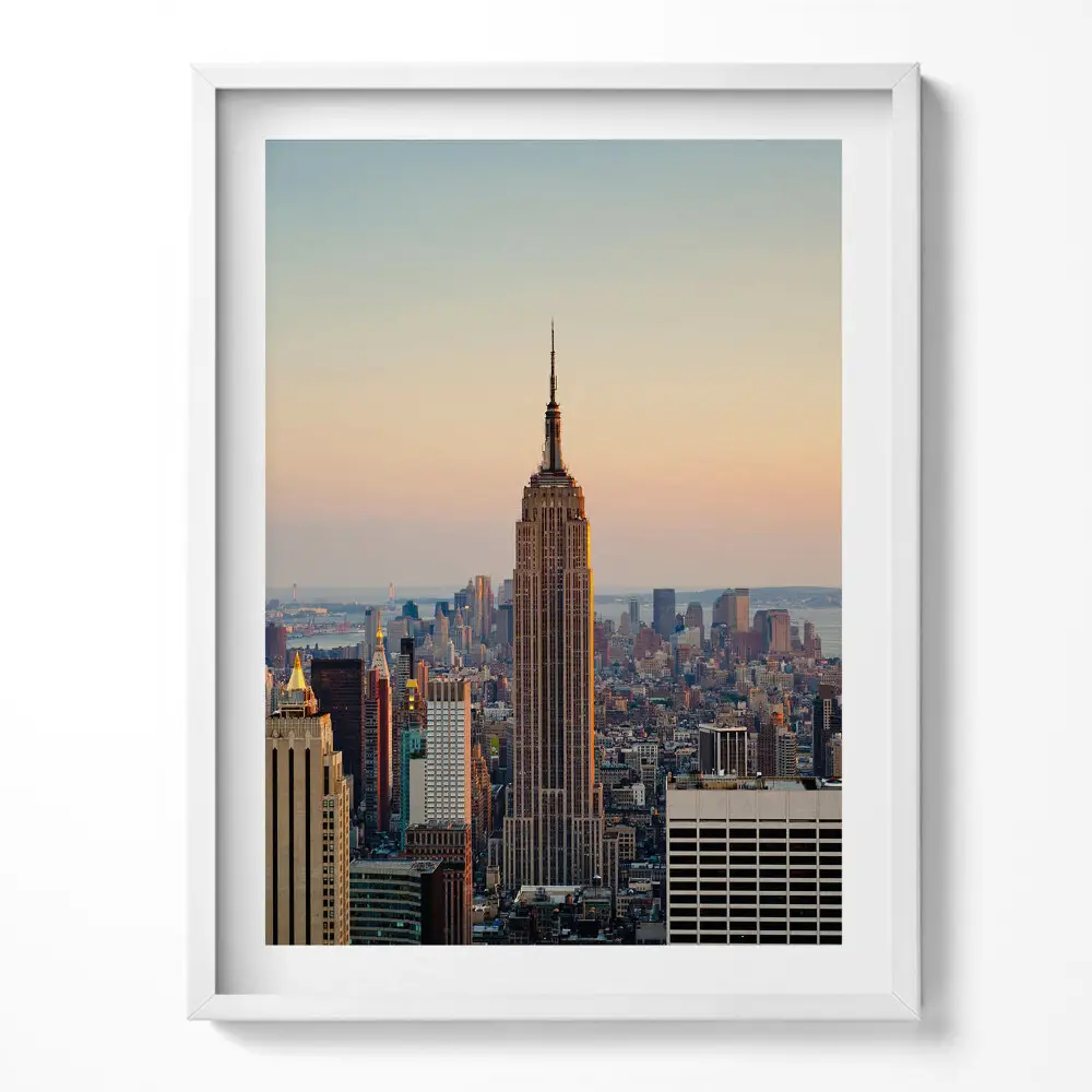 Obraz v ráme Panoráma New Yorku