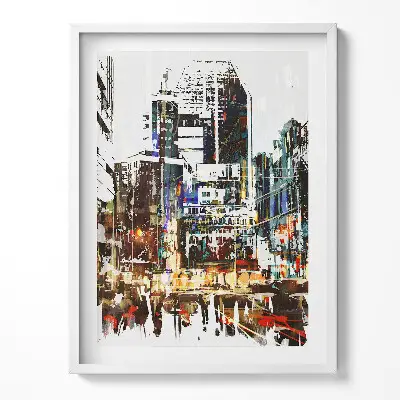 Obraz v ráme New York mesto pulzujúce životom