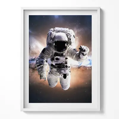 Obraz v ráme Astronaut vo vesmíre