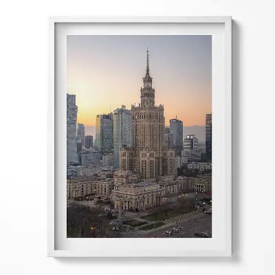 Obraz v ráme Palác kultúry a vedy vo Varšave