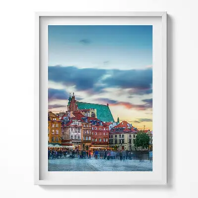 Obraz v ráme Staromestský hrad vo Varšave