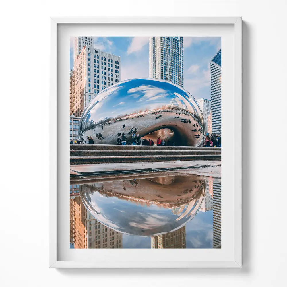 Obraz v ráme Cloud Gate Chicago