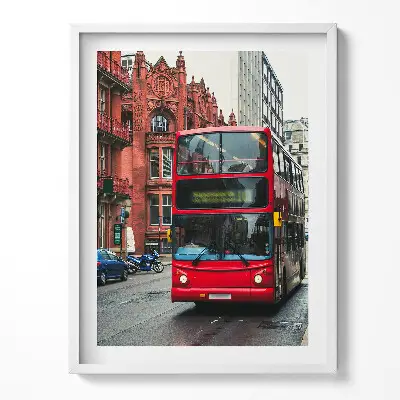 Obraz v ráme Birmingham Bus UK