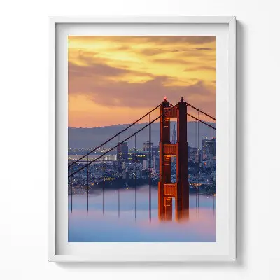 Obraz v ráme Most v San Franciscu