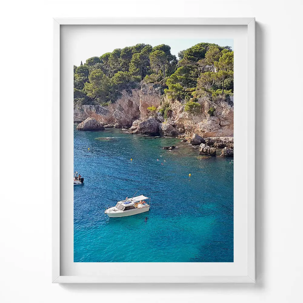 Obraz v ráme Krajina pri Cap d'Antibes