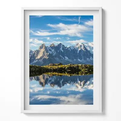 Obraz v ráme Údolie Chamonix Francúzske Alpy