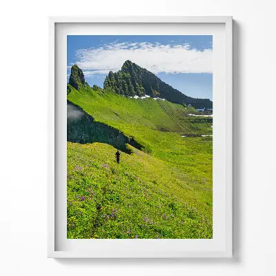 Obraz v ráme Prírodná rezervácia Hornstrandir na Islande