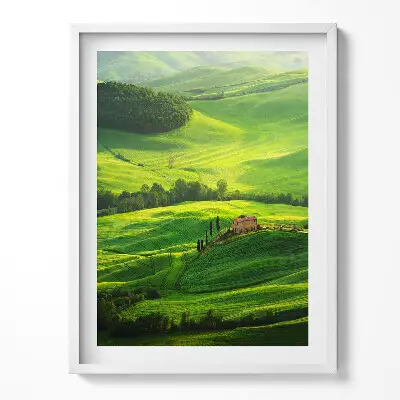 Obraz v ráme Krásna prírodná krajina Talianska