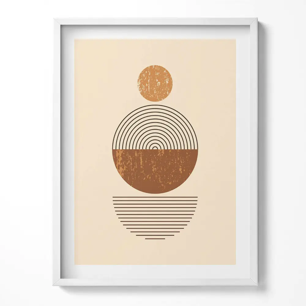 Obraz v ráme Geometrické boho umenie