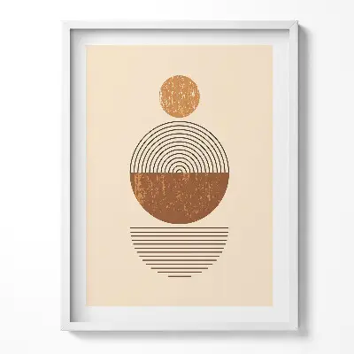 Obraz v ráme Geometrické boho umenie