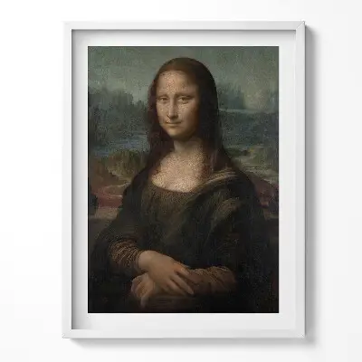 Obraz v ráme Mona Lisa od Leonarda da Vinciho