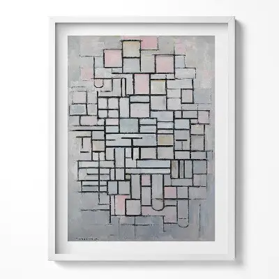 Obraz v ráme Moderné umenie geometrická skica
