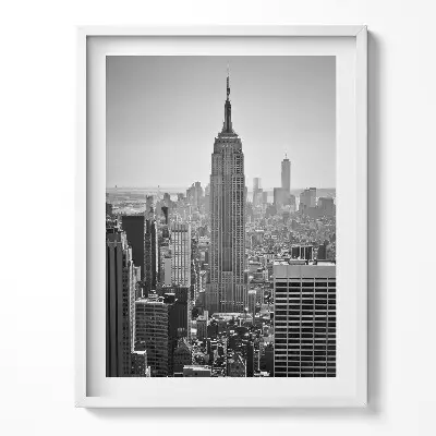 Obraz v ráme Pohľad na mrakodrapy v New Yorku