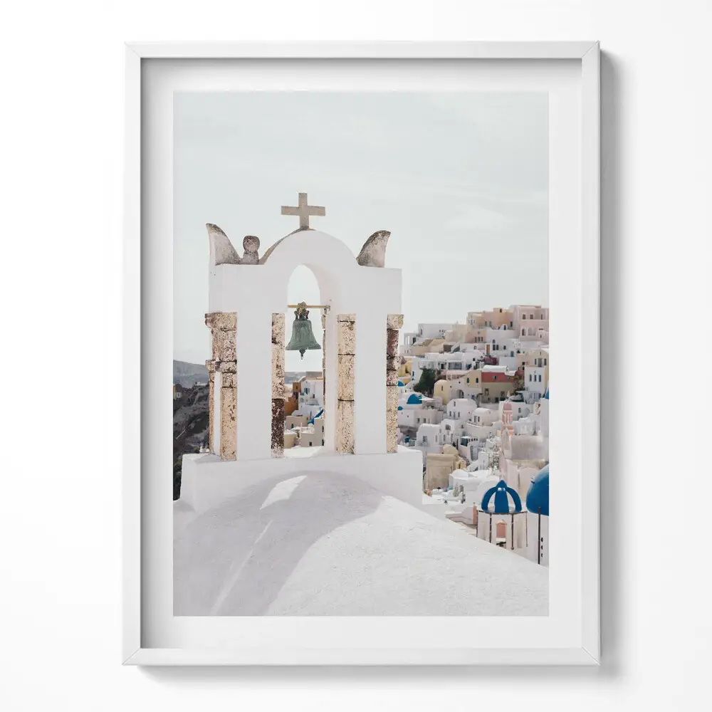 Obraz v ráme Architektúra gréckeho Santorini